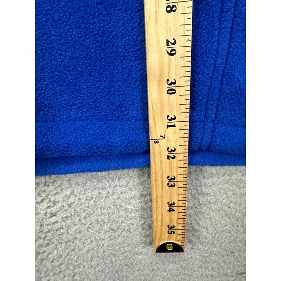 Reebok Jacket Adult XL Blue Quarter Zip Pullover Golf Long Sleeve Mock Neck Mens - Picture 10 of 11